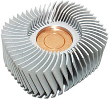 Sunflower heat sink